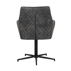 Chair Lucy with Black Leg Swivel