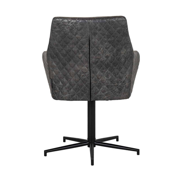 Chair Lucy with Black Leg Swivel