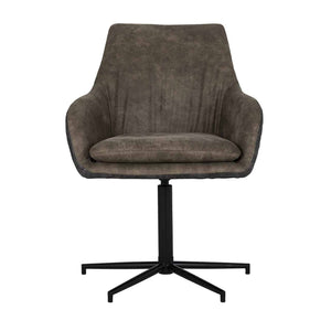 Chair Lucy with Black Leg Swivel