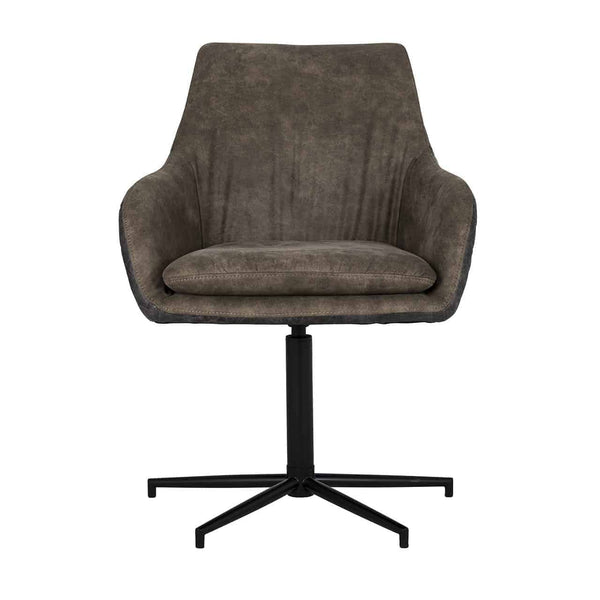 Chair Lucy with Black Leg Swivel
