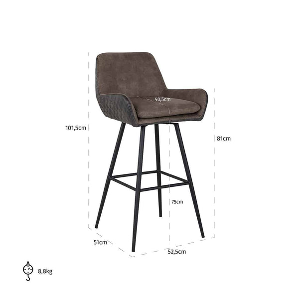 Bar Stool Linsey Swivel