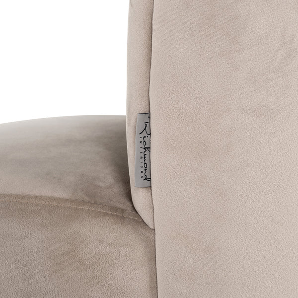 Chair Pippa Khaki Velvet / Black (quartz Khaki 903)