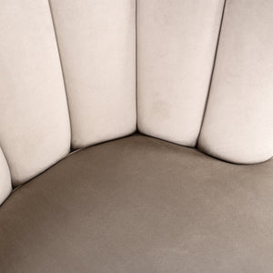 Chair Pippa Khaki Velvet / Black (quartz Khaki 903)