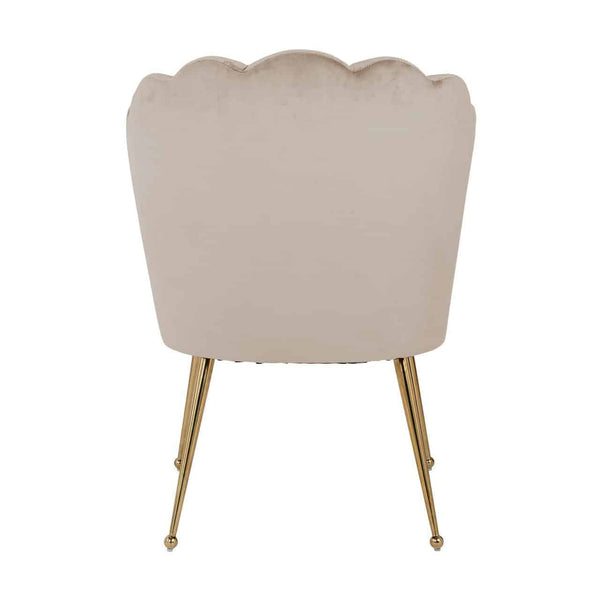 Chair Pippa Khaki Velvet/ Gold (quartz Khaki 903)