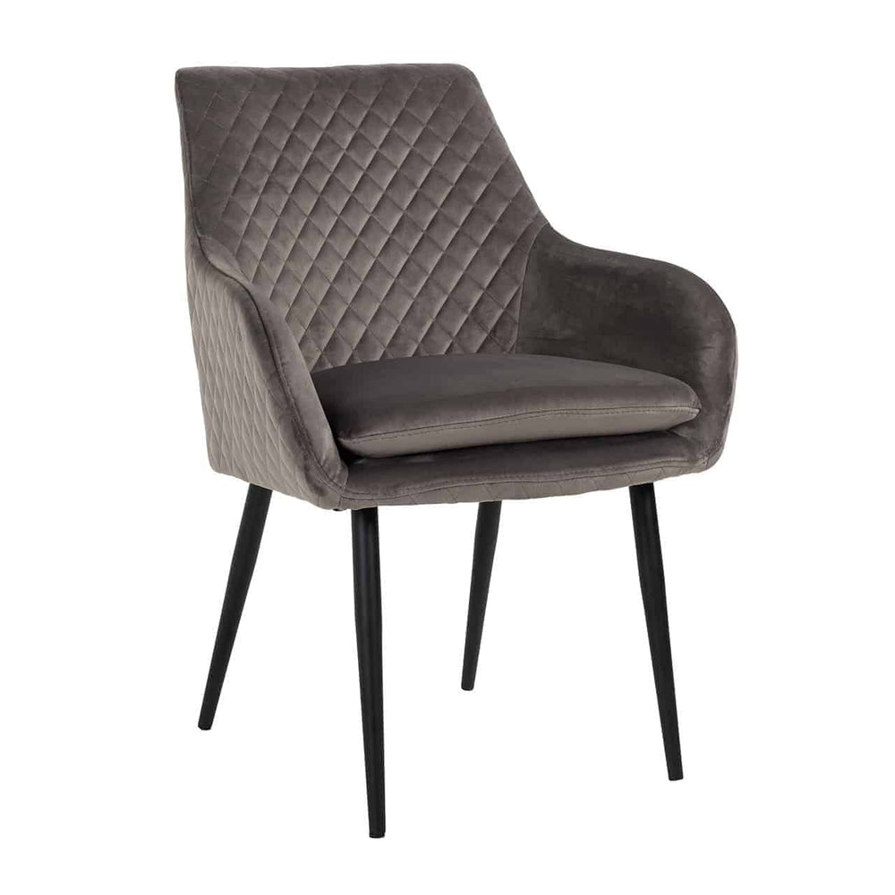 Chair Chrissy stone velvet (Quartz Stone 101)