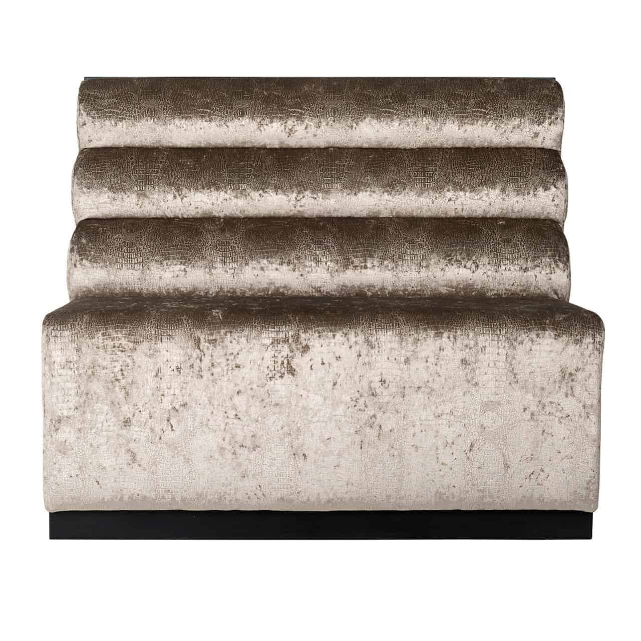 Dining bench Delilah fire retardant- Richmond Interiors