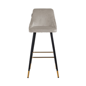 Bar Stool Imani Khaki Velvet (quartz Khaki 903)