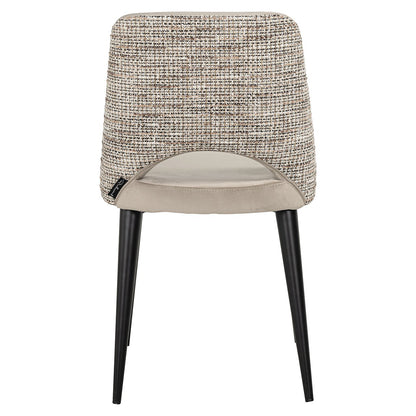 Chair Tabitha trendy nature / quartz khaki fire retardant (Be Trendy 01 Nature)- Richmond Interiors