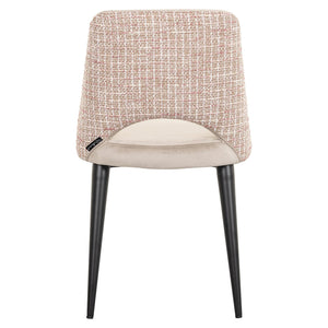 Chair Tabitha Khaki Velvet / Trendy Rose (be Trendy 1673 Rose)