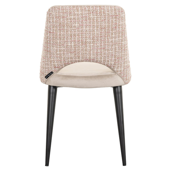 Chair Tabitha Khaki Velvet / Trendy Rose (be Trendy 1673 Rose)