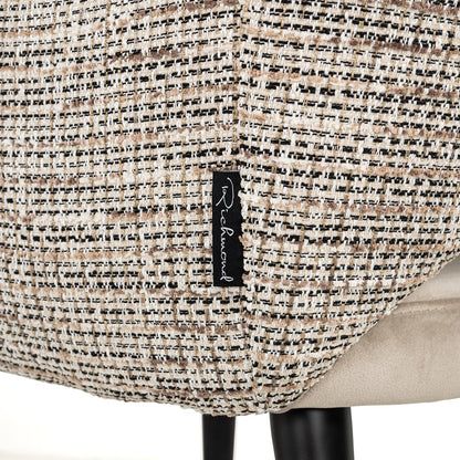 Arm chair Giovanna trendy nature/quartz khaki fire retardant (Be Trendy 01 Nature)- Richmond Interiors