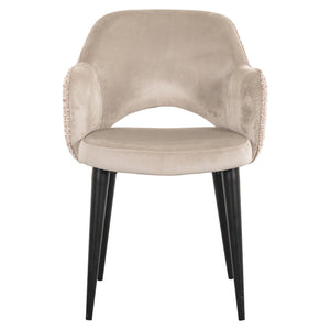 Chair Giovanna Khaki Velvet / Trendy Rose (be Trendy 1673 Rose)