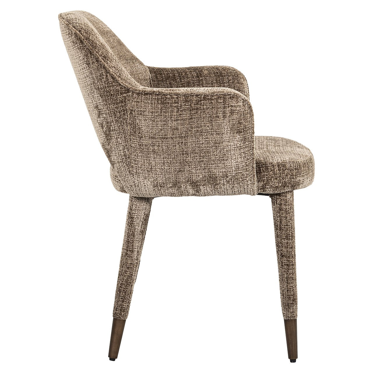 Chair Donnatella stone chenille fire retardant (Niagara 104 Stone Chenille)- Richmond Interiors