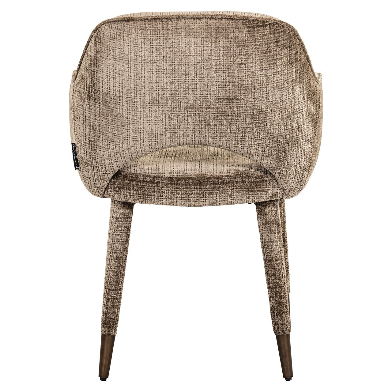 Chair Donnatella stone chenille fire retardant (Niagara 104 Stone Chenille)- Richmond Interiors