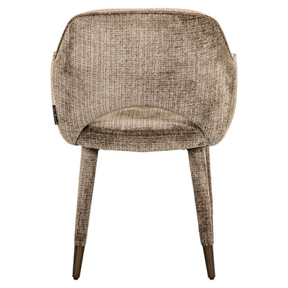 Chair Donnatella stone chenille fire retardant (Niagara 104 Stone Chenille)- Richmond Interiors