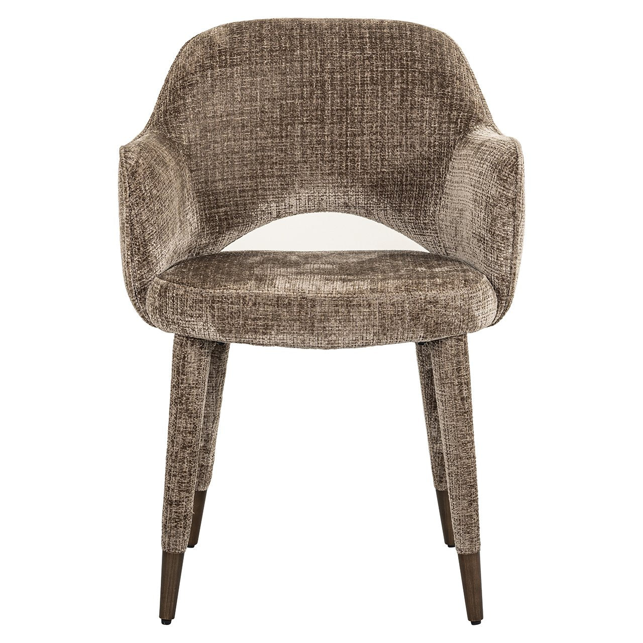 Chair Donnatella stone chenille fire retardant (Niagara 104 Stone Chenille)- Richmond Interiors