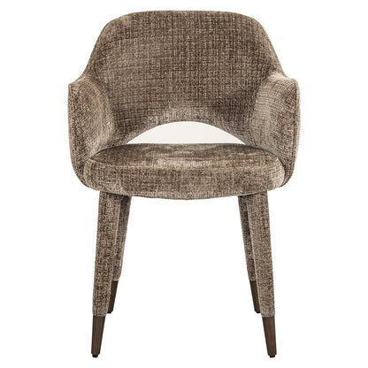Chair Donnatella stone chenille fire retardant (Niagara 104 Stone Chenille)- Richmond Interiors