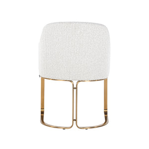 Chair Hadley White Bouclé Fire Retardant (fr – Copenhagen 900 Bouclé White) – Richmond Interiors