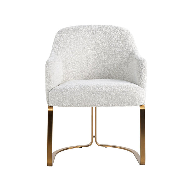 Chair Hadley White Bouclé Fire Retardant (fr – Copenhagen 900 Bouclé White) – Richmond Interiors