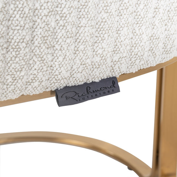 Chair Hadley White Bouclé Fire Retardant (fr – Copenhagen 900 Bouclé White) – Richmond Interiors