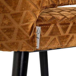 Bar Stool Indigo Gold Traingle (triangle 2013 Old Gold)