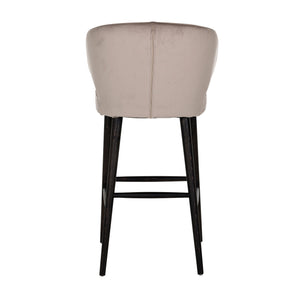 Bar Stool Indigo Khaki Velvet (quartz Khaki 903)