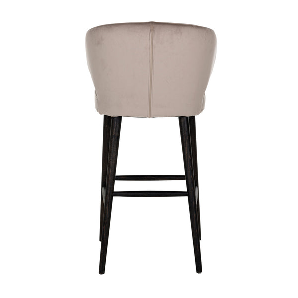 Bar Stool Indigo Khaki Velvet (quartz Khaki 903)
