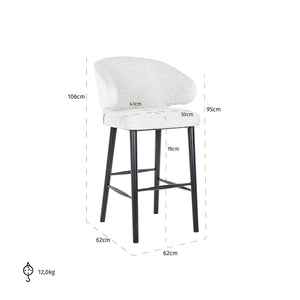 Bar Stool Indigo