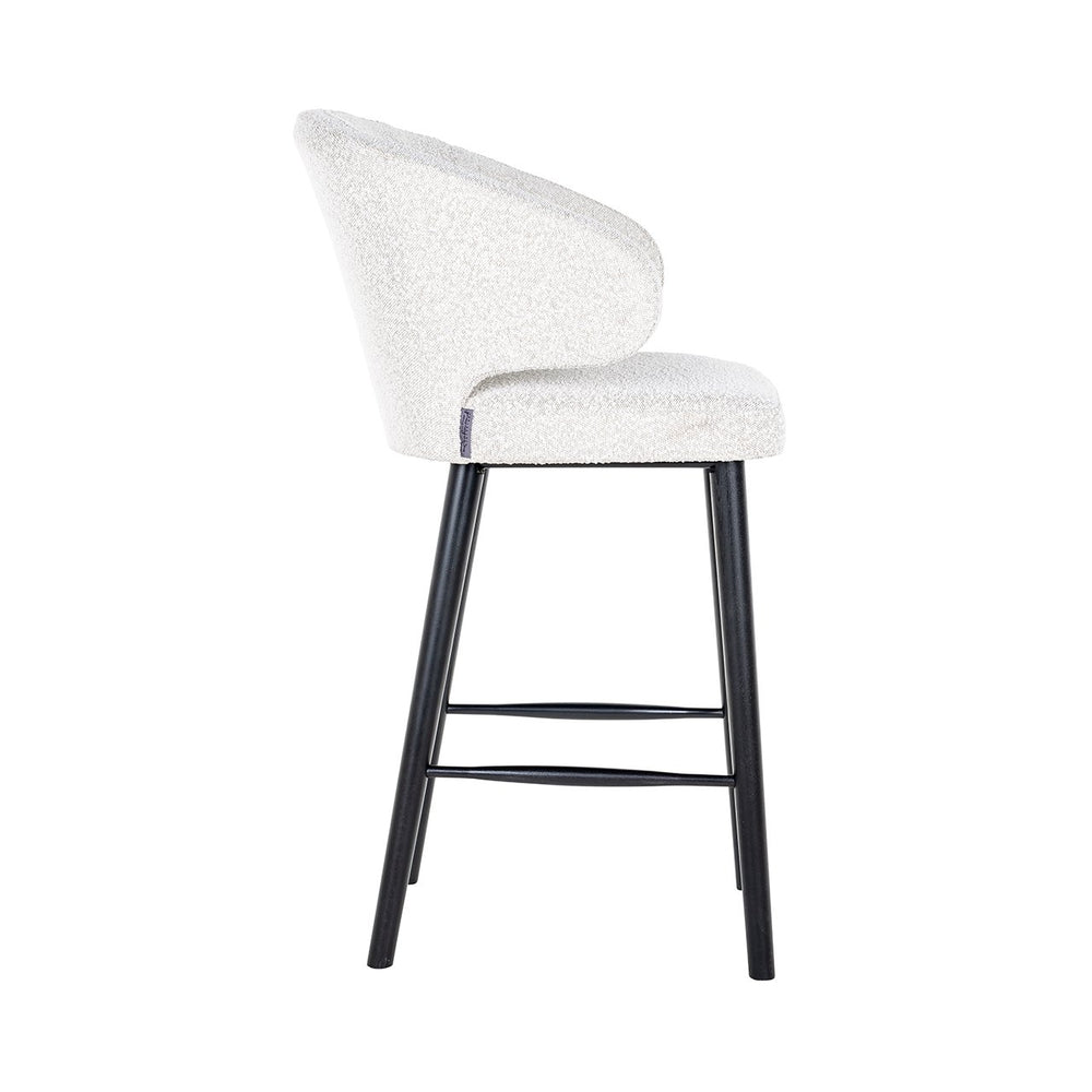Bar stool Indigo white bouclé (Copenhagen 900 Bouclé White)