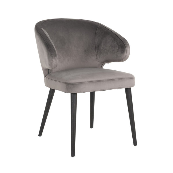 Chair Indigo stone velvet (Quartz Stone 101)