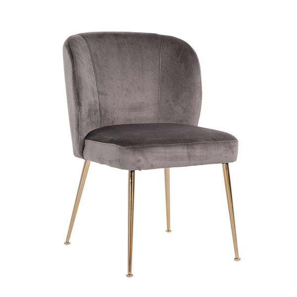 Chair Cannon stone / brushed gold (Quartz Stone 101)