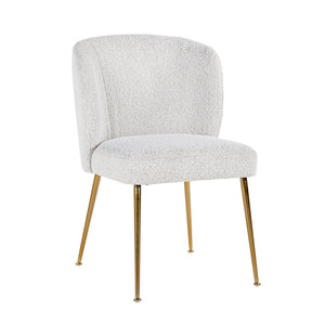 Chair Cannon white bouclé / brushed gold (Copenhagen 900 Bouclé White)