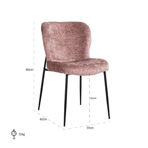 Chair Darby Pale Fusion/black Fire Retardant (fr – Fusion Pale 200) – Richmond Interiors