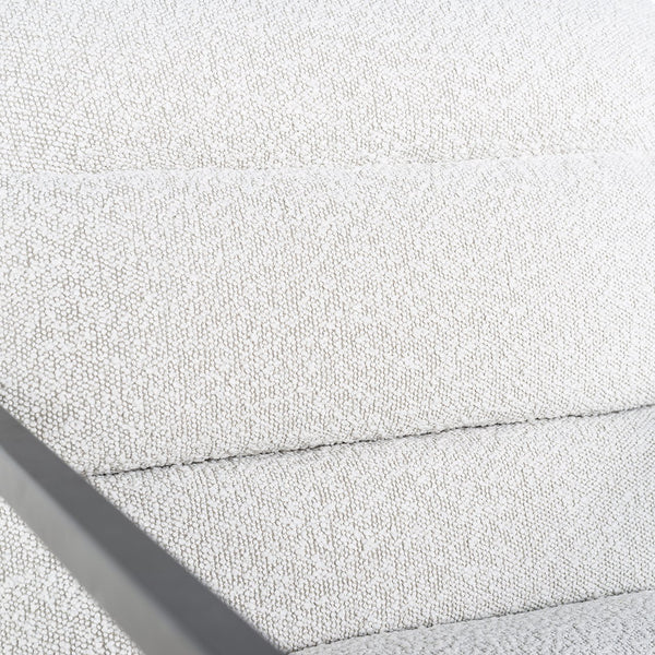 Chair Lizzy White Bouclé / Black (copenhagen 900 Bouclé White)