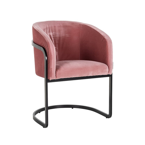 Chair Chiara blush velvet (Genova 706  Blush)