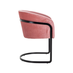 Chair Chiara Blush Velvet (genova 706 Blush)