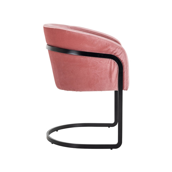 Chair Chiara Blush Velvet (genova 706 Blush)