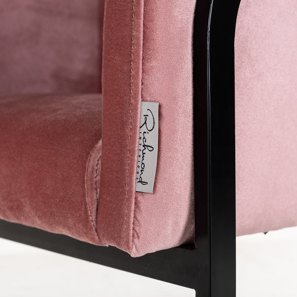 Chair Chiara Blush Velvet (genova 706 Blush)