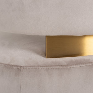 Swivel Chair Maxime Khaki Velvet (quartz Khaki 903)