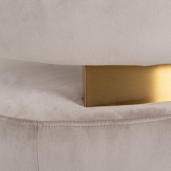 Swivel Chair Maxime Khaki Velvet (quartz Khaki 903)