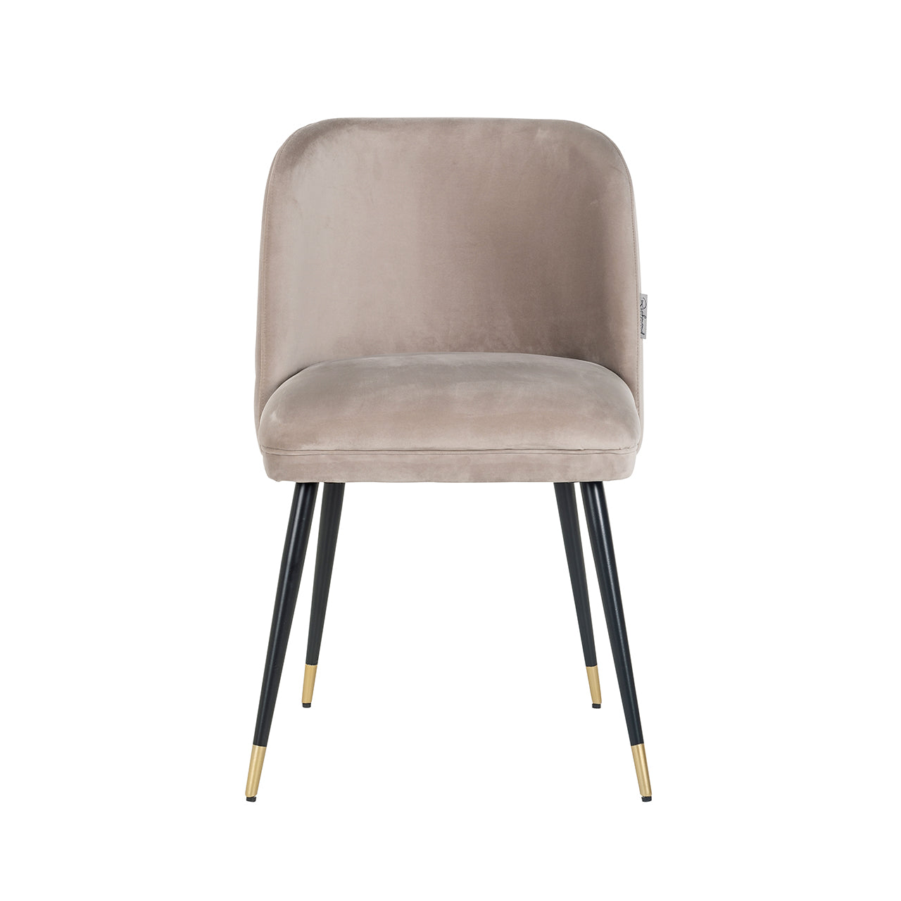Chair Alicia khaki velvet fire retardant (FR-Quartz 903 Khaki)- Richmond Interiors