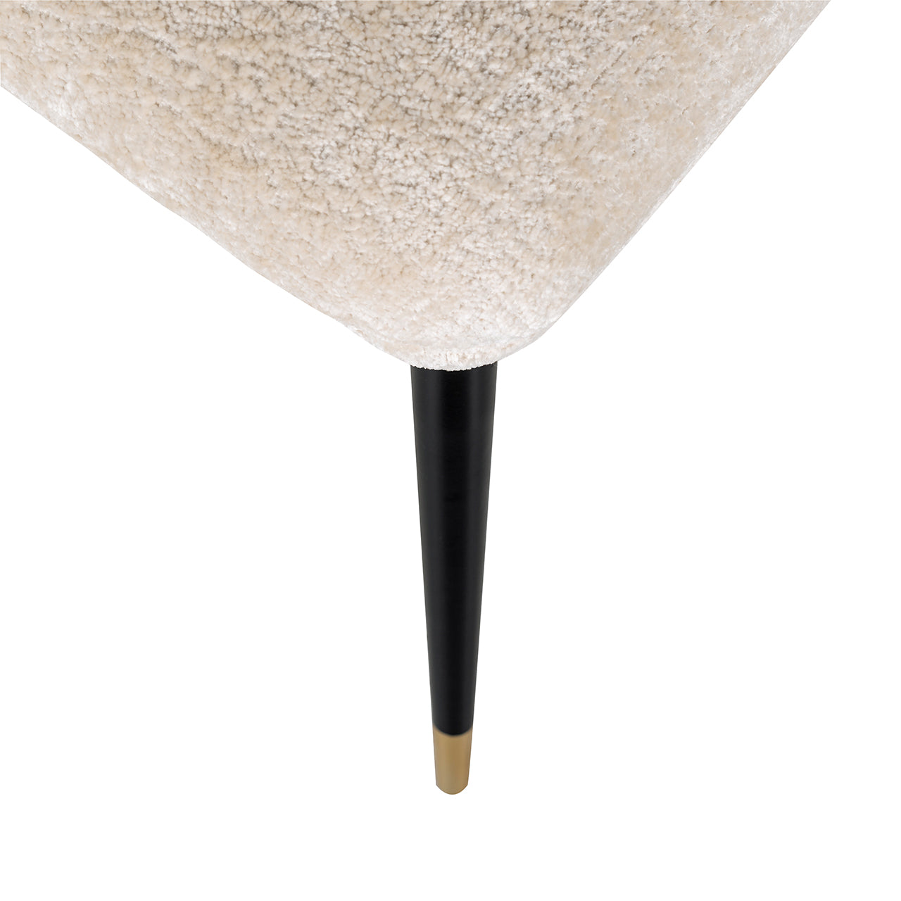 Chair Alicia white chenille fire retardant (FR-Bergen 900 white chenille)- Richmond Interiors