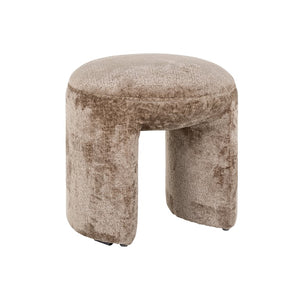Pouffe Fargo taupe chenille (Bergen 104 taupe chenille)