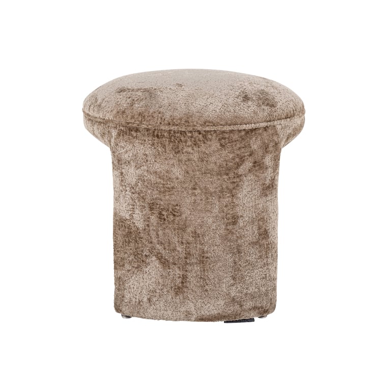 Pouffe Fargo taupe chenille (Bergen 104 taupe chenille)