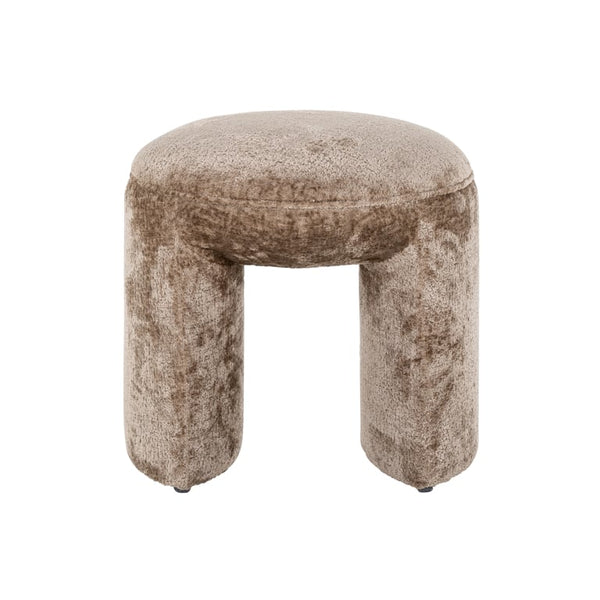 Pouffe Fargo Taupe Chenille (bergen 104 Taupe Chenille)