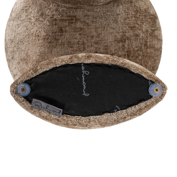 Pouffe Fargo Taupe Chenille (bergen 104 Taupe Chenille)