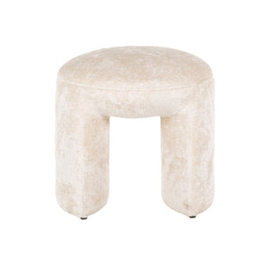 Pouffe Fargo White Chenille (bergen 900 White Chenille)
