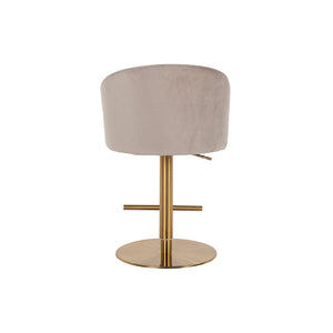 Bar Stool Zabi Swivel Khaki Velvet (quartz Khaki 903)