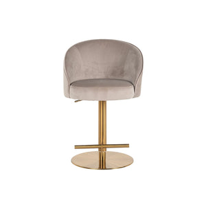 Bar Stool Zabi Swivel Khaki Velvet (quartz Khaki 903)