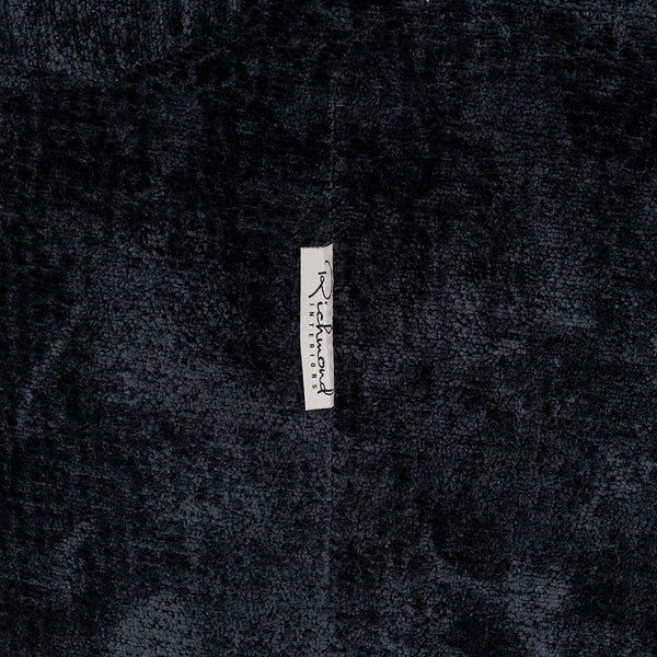 Lounge Chair Donna Black Chenille (bergen 809 Black Chenille)